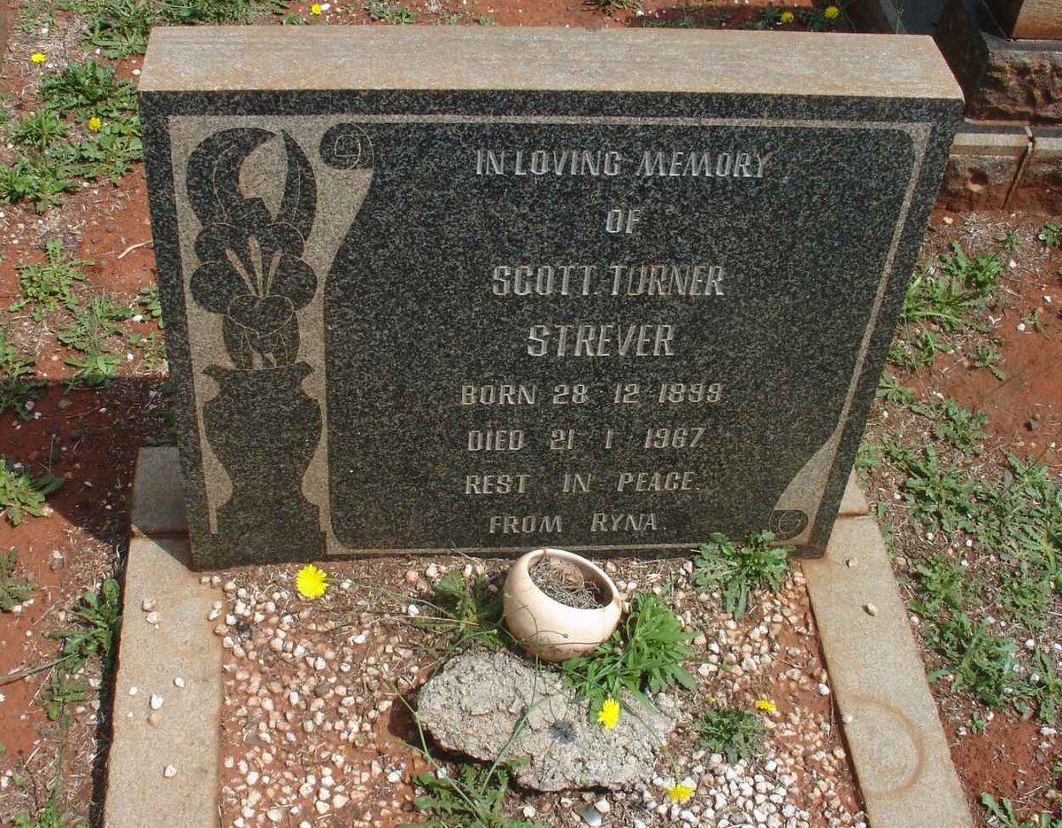 STREVER Scott Turner 1899-1967