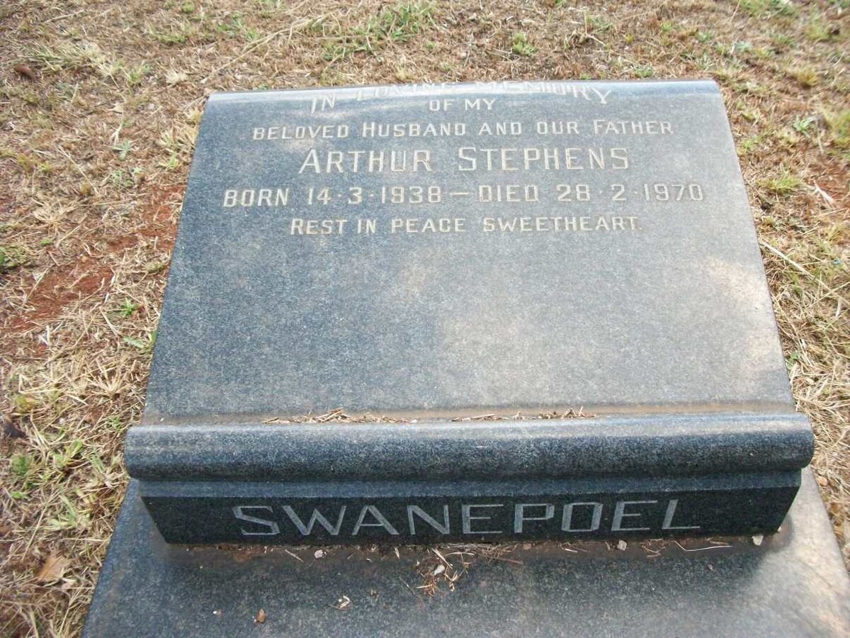 SWANEPOEL Arthur Stephens 1938-1970