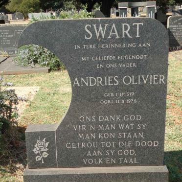 SWART Andries Olivier 1919-1976
