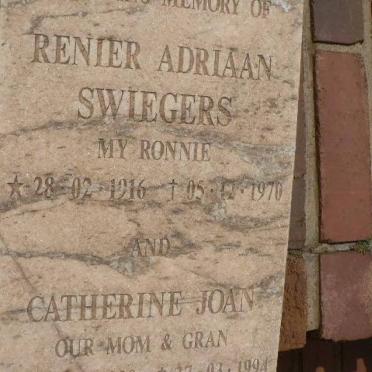 SWIEGERS Renier Adriaan 1916-1970