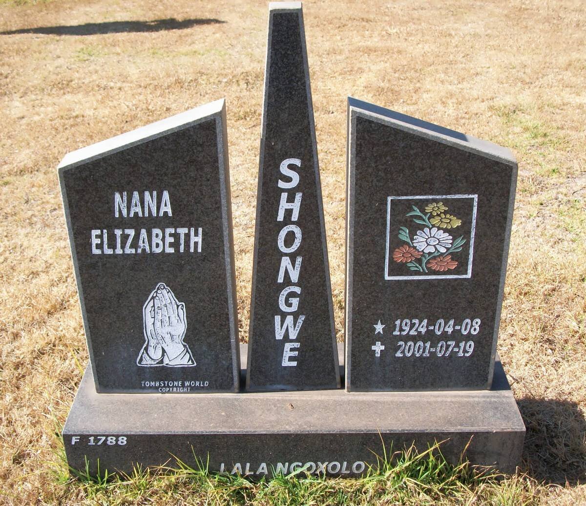 SHONGWE Nana Elizabeth 1924-2001