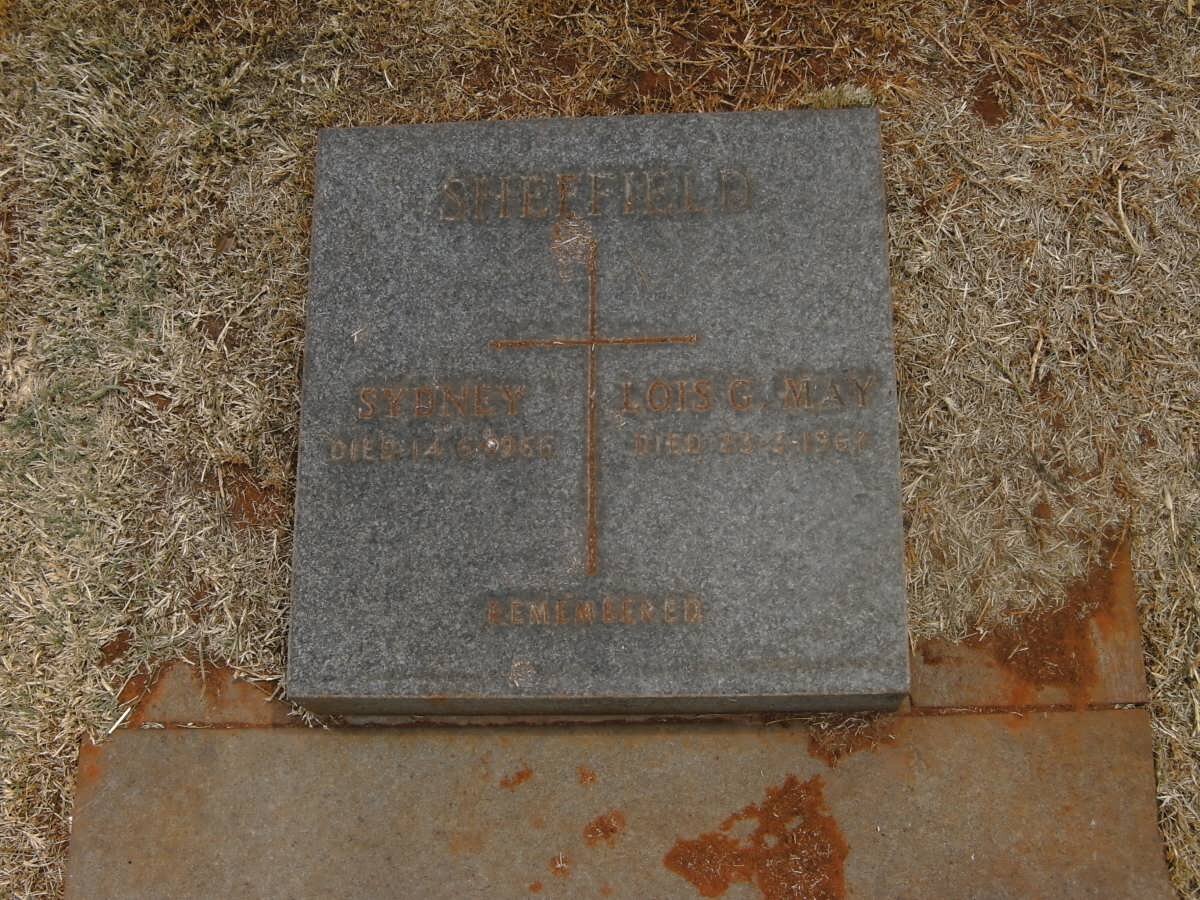 SHEFFIELD Sydney -1966 &amp; Lois G. May -196?