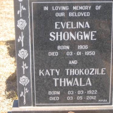 SHONGWE Evelina 1906-1950 :: THWALA Katy Tholozile 1922-2012