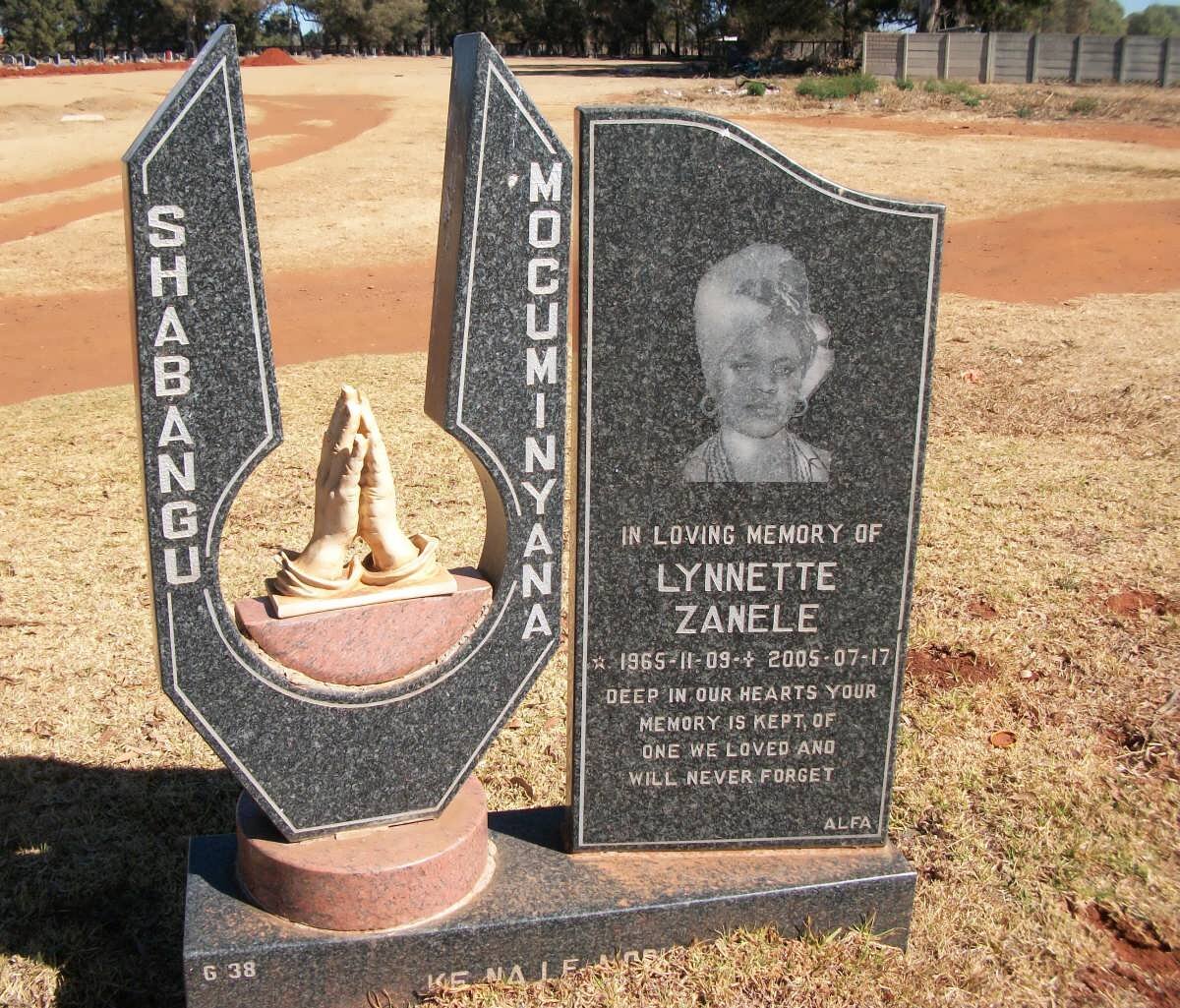 SHABUNGU Lynnette Zanele 1965-2005