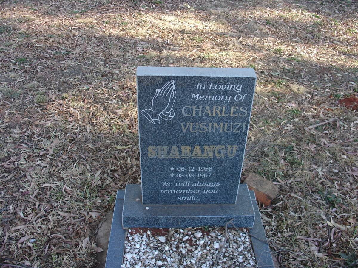 SHABUANGU Charles Vusimuzi 1958-1967