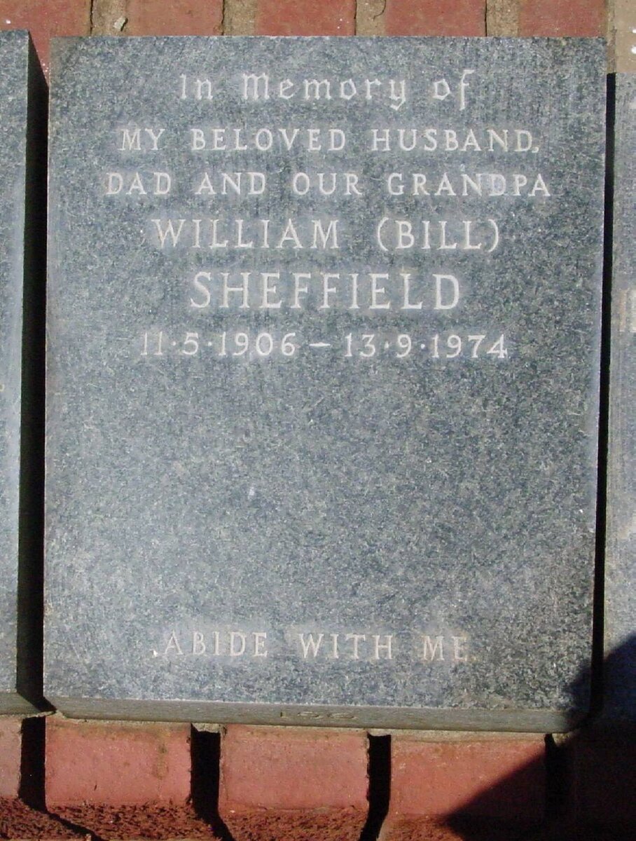 SHEFFIELD William 1906-1974