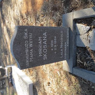 SKOSANA Mirriam 1918-1984