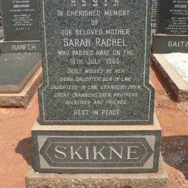 SKIKNE Sarah Rachel -1965