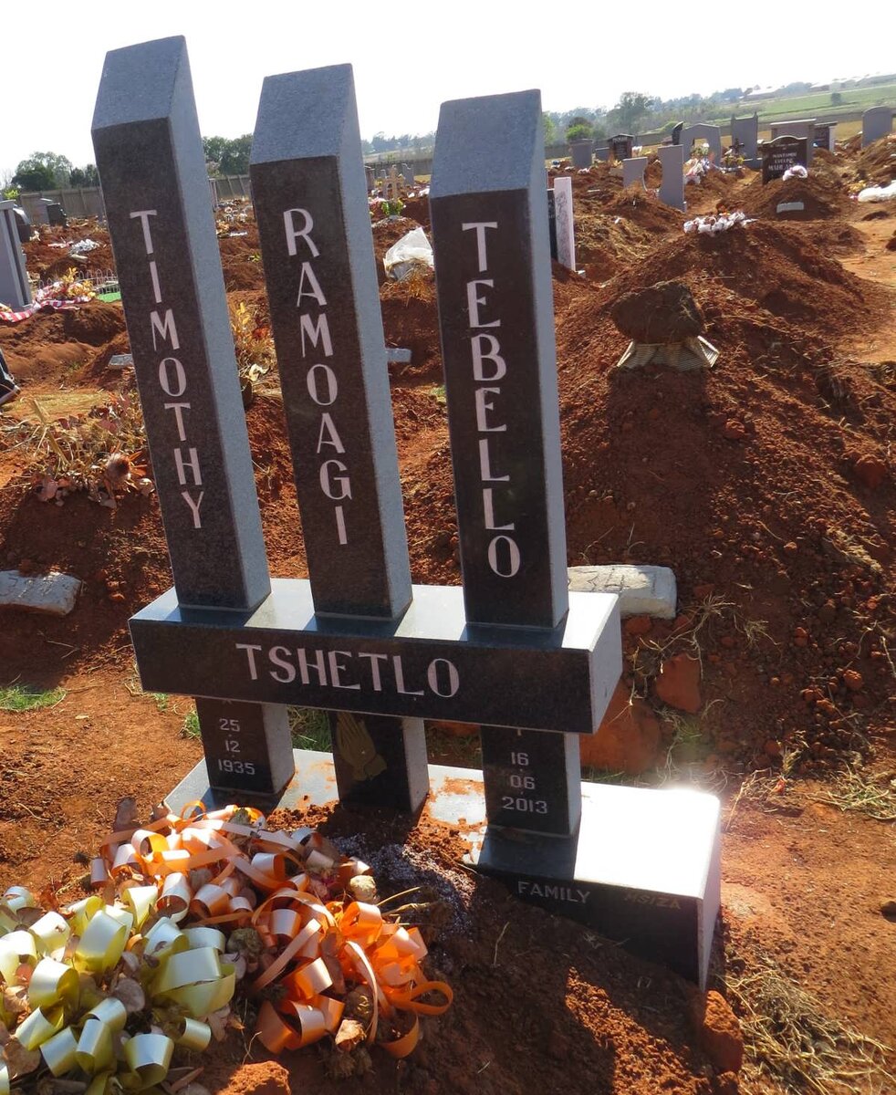 TSHELTLO Timothy Ramoagi Tebello 1935-2013