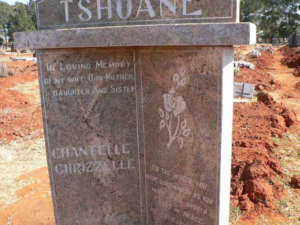 TSHOANE Chantelle Chrizzelle 1961-2010