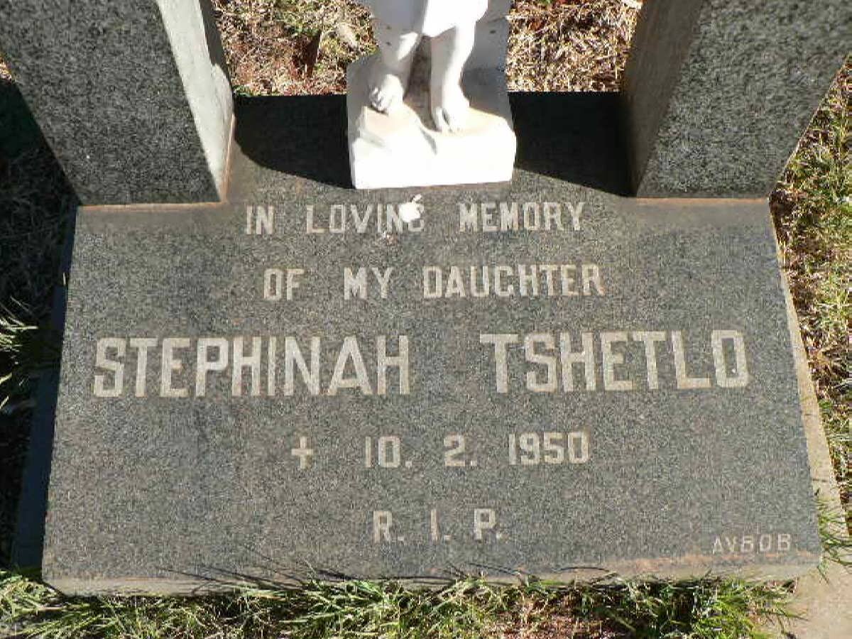 TSHETLO Stephinah -1950
