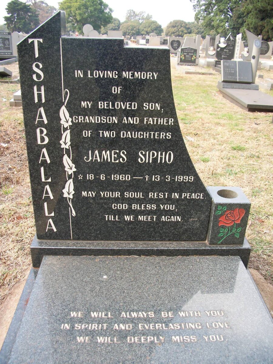 TSHABALALA James Sipho 1960-1999
