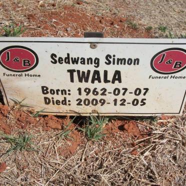 TWALA Sedwang Simon 1962-2009