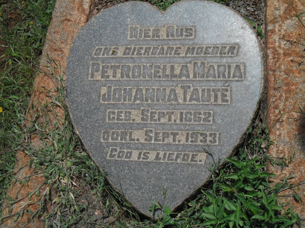 TAUTÉ Petronella Maria Johanna 1862-1933