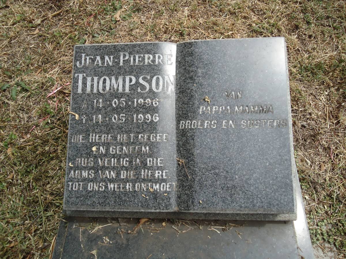 THOMPSON Jean-Pierre 1996-1996