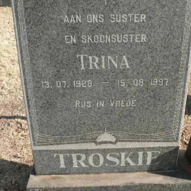 TROSKIE Trina 1928-1997