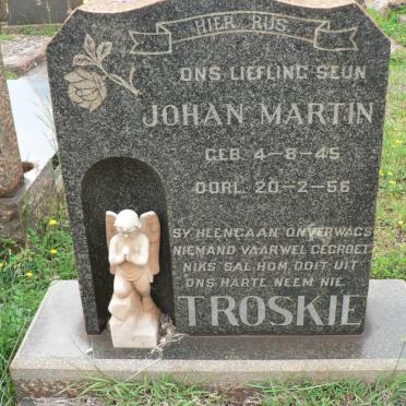 TROSKIE Johan Martin 1945-1956