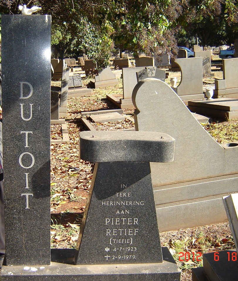 TOIT Pieter Retief, du 1923-1979