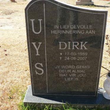 UYS Dirk 1959-2007