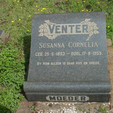 VENTER Susanna Cornelia 1893-1959