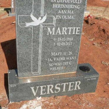 VERSTER Martie 1944-2011