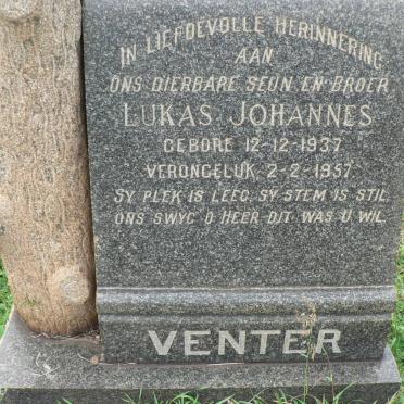 VENTER Lukas Johannes 1937-1957