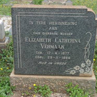 VERMAAK Elizabeth Catherina 1877-1966