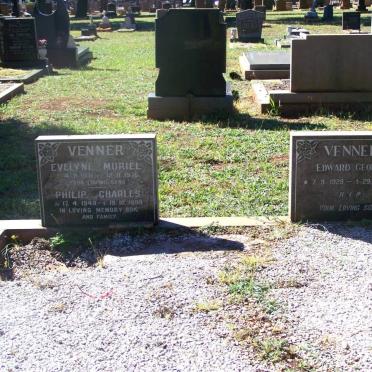 VENNER Edward George 1929-1981 ::VENNER Evelyne Muriël ?-1976