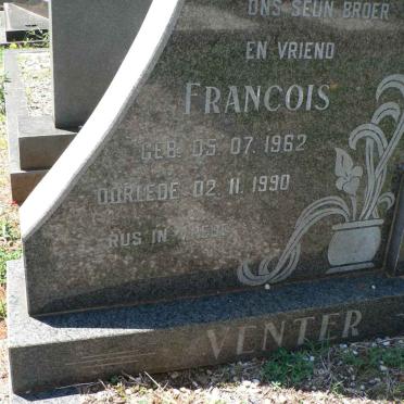 VENTER Francois 1962-1990