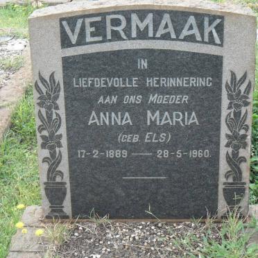 VERMAAK Anna Maria nee ELS 1889-1960