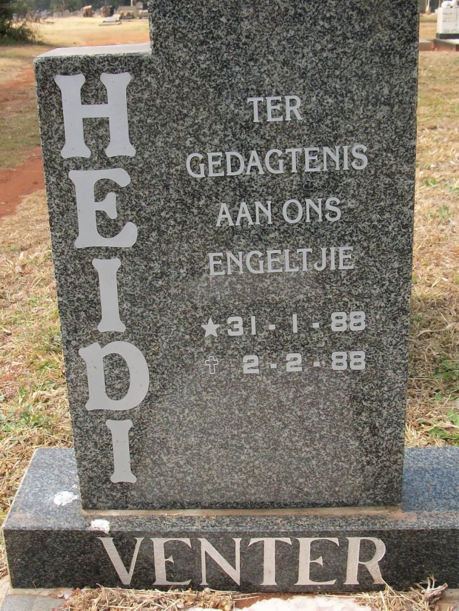 VENTER Heidi 1988-1988