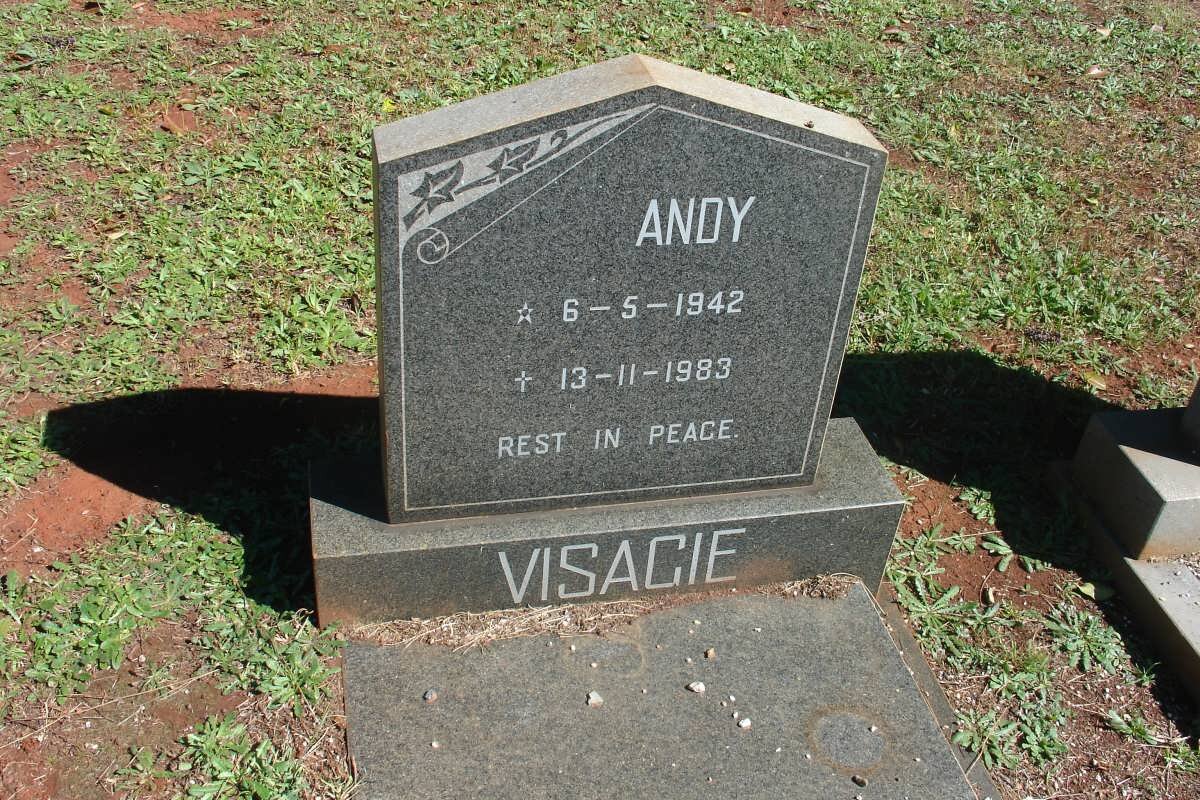 VISAGIE Andy 1942-1983