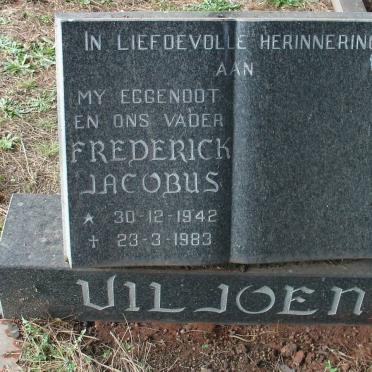 VILJOEN Frederick Jacobus 1942-1983