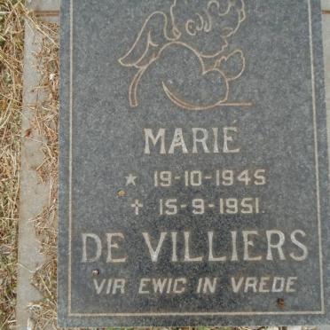 VILLIERS Marie, de 1945-1951