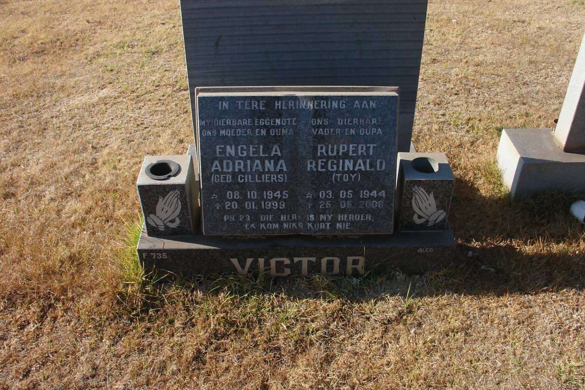 VICTOR Rupert Reginald 1944-2006 &amp; Engela Adriana CILLIERS 1945-1999