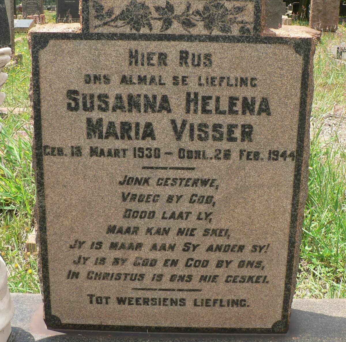 VISSER Susanna Helena Maria 1930-1944