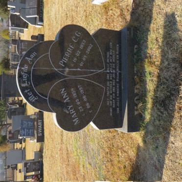 VORSTER Pierré C.G. 1953-2002 &amp; Mary Ann1958-1997