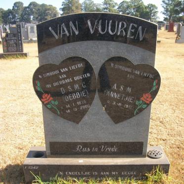 VUUREN A.S.M., van 1951- :: VUUREN D.S.M.C., van 1975-2000