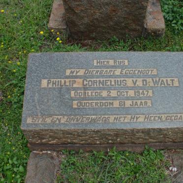 WALT Phillip Cornelius, v.d. -1947