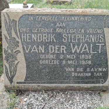 WALT Hendrik Stephanus, van der 1898-1958