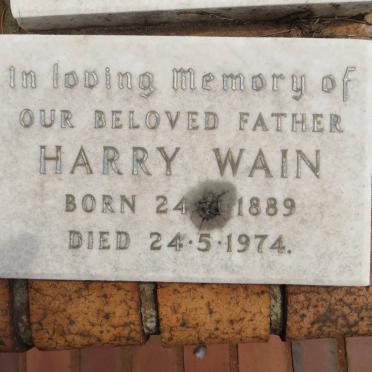 WAIN Harry 1889-1974