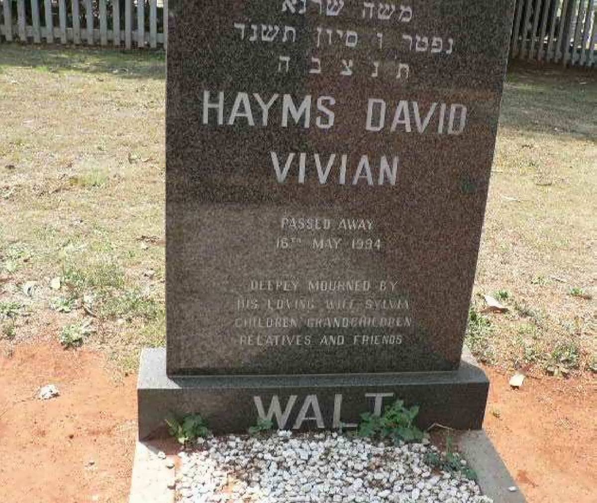 WALT Hayms David Vivian -1994