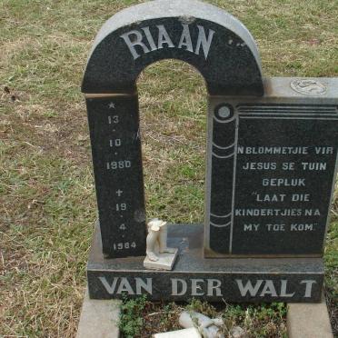 WALT Riaan, van der 1980-1984
