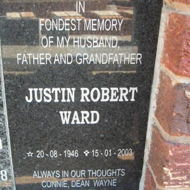 WARD Justin Robert 1946-2003