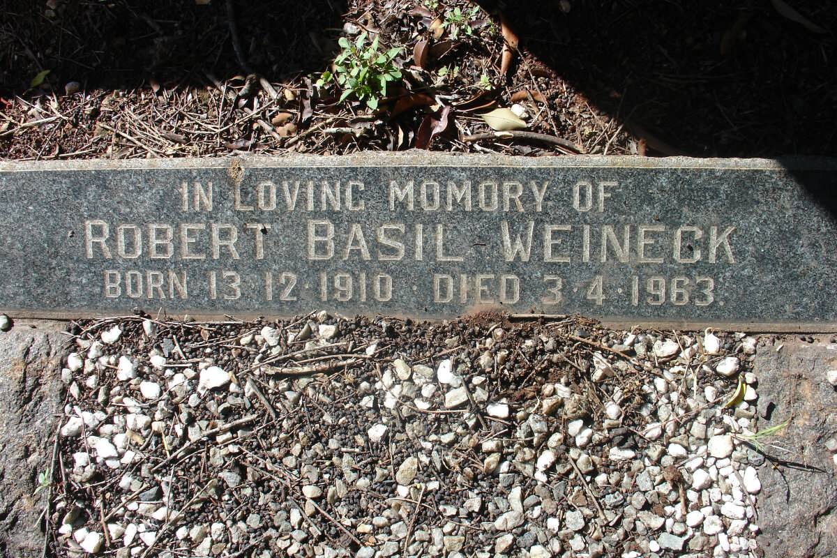 WEINECK Robert Basil 1910-1963