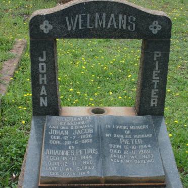 WELMANS Johan Jacob 1936-1962 :: WELMANS Johannes Petrus 1944-1968