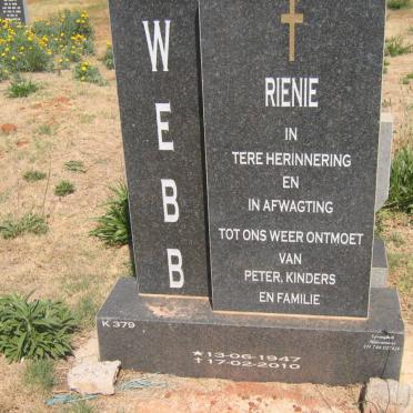 WEBB Rienie 1947-2010