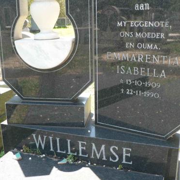 WILLEMSE Emmarentia Isabella 1909-1990