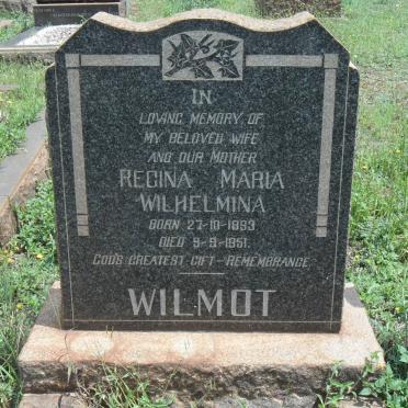 WILMOT Regina Maria Wilhelmina 1893-1951