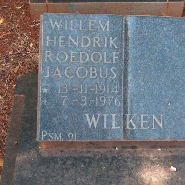 WILKEN Willem Hendrik Roedolf Jacobus 1914-1976